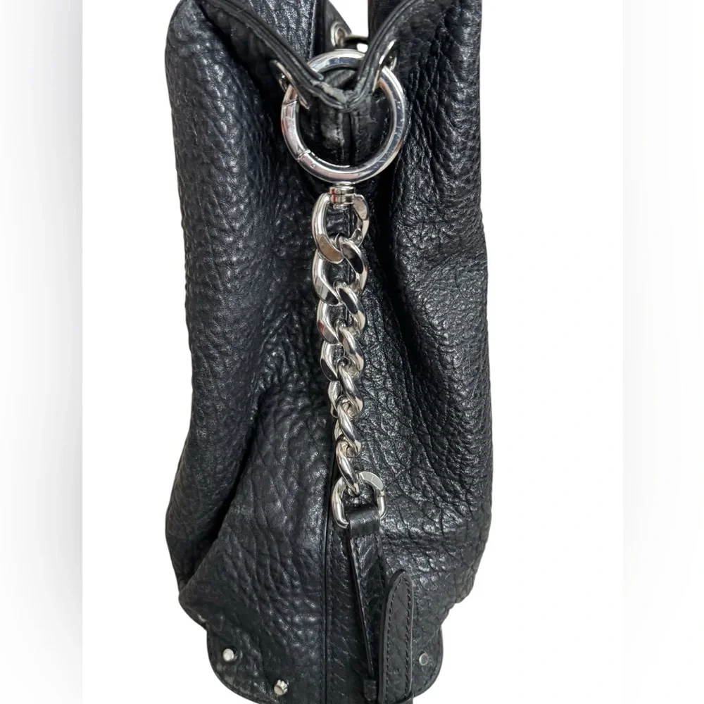 MICHAEL KORS UPTOWN ASTOR STUDDED LEATHER BAG Black